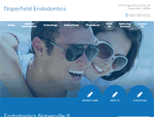 Tablet Screenshot of naperfieldendo.com